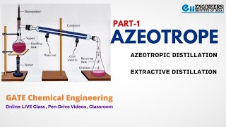 AZEOTROPES  Part1 Azeotropic distillation  Extractive distillation [upl. by Barrie]