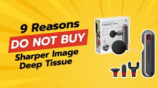 DONT BUY Sharper Image Deep Tissue Massage Gun BEFORE WATCHING THIS 🚫💥 9 Reasons [upl. by Naillij143]