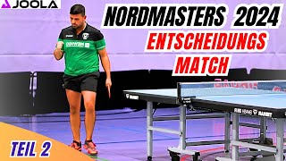 MatchballDrama Der Nervenkitzel im Spiel um das Weiterkommen‼️Tischtennis Nordmasters 2024 [upl. by Cristabel]