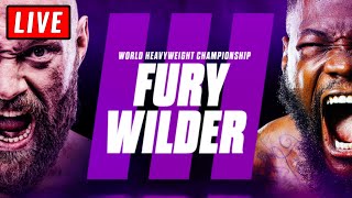 🔴 Deontay Wilder vs Tyson Fury 3 Live Reaction Watch Along  Wilder vs Fury Live Stream [upl. by Aliehs92]