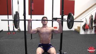 How To Seated Barbell Shoulder Press [upl. by Gassman991]