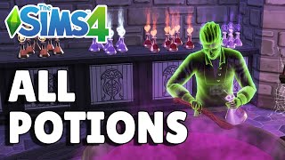 Every Potion Success And Backfire  The Sims 4 Alchemy Guide [upl. by Anderer]