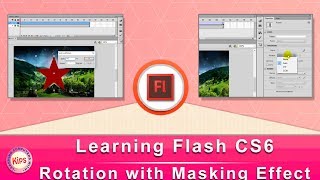 Learning Flash CS6 Rotation with Masking Effect [upl. by Kcirddahc652]