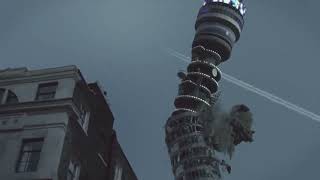 BT Tower Destruction [upl. by Zedecrem]