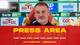 PRESS AREA  VIVARINI NEL DOPO GARA DI CATANZAROREGGIANA🎙️ [upl. by Linette]