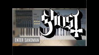 Ghost  Enter Sandman  KEYBOARD Intro Cover [upl. by Tdnarb969]