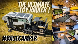 Introducing the Ultimate OffGrid Toy Hauler Camper mvwbasecamper basecamper [upl. by Mallen]