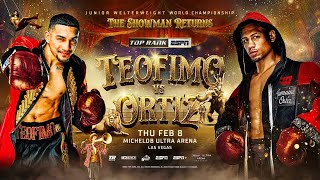 2024 Top Rank Teofimo Lopez Defends His Crown Feb 8th PBC Fight Card MIA YTC Delirium [upl. by Eenot]