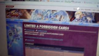 Yugioh Update  New Banlist for March 1 2010  This is not fake it is OFFICIAL [upl. by Betthezel993]