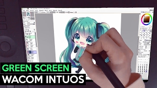 【PaintTool Sai】 Hatsune Miku Chibi  Drawing Process [upl. by Ainav]