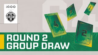 ROUND 02 GROUP DRAW LIVE  iQOO BMPS 2024 [upl. by Oisorbma]