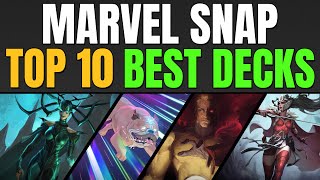 TOP 10 BEST DECKS IN MARVEL SNAP  Weekly Marvel Snap Meta Report 68 [upl. by Borden]