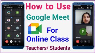 How to use Google Meet App in Hindi  Google Meet App Kaise Use kare  गूगल मीट इस्तेमाल करना सीखे [upl. by Nnailuj]