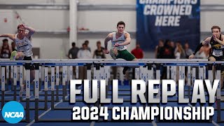 2024 NCAA DIII indoor track amp field championship Day two full replay [upl. by Floeter]