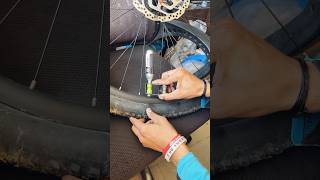 This device inflates tyre in 2 seconds 😱 shorts mtb cycling bikecraft [upl. by Eciram]