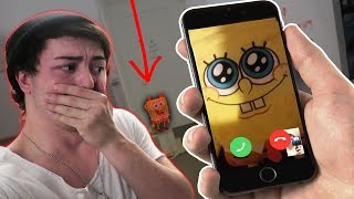 CALLING SPONGEBOB ON FACETIME AT 3 AM  DO NOT FACETIME SPONGEBOB AT 3 AM THIS IS WHY [upl. by Aisac733]