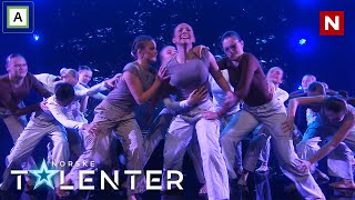 Creative Studio har et spektakulært dansenummer med vann  Semifinale  Norske talenter [upl. by Navoj834]