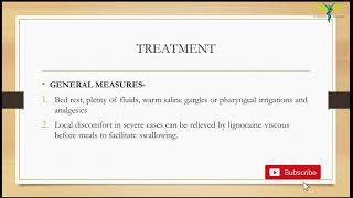 Acute Pharyngitis  Etiology  Diagnosis  Treatment  ENT [upl. by Eetnahc]