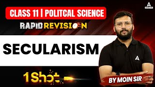 Class 11 Political Science  Secularism One Shot  Political Science By Moin Sir [upl. by Irek]