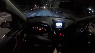 Corsa VXROPC  Turbo SOUND Pop and Bang  Night Drive Pov [upl. by Eiramait]