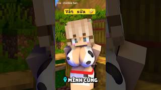 Zombie San muốn chủ quán vắt sữa 😂 minecraft minecraft xuhuong hoathinh haihuoc xuhuong [upl. by Obadiah294]