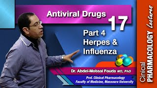 Antiviral Chemotherapy  Part 4 treatment of herpes and influenza viruses [upl. by Kacerek]