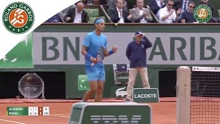 R Nadal v N Almagro 2015 French Open Mens Highlights  R64 [upl. by Iem]