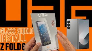 UAG Tempered Glass Shield Install for Samsung Galaxy Z Fold 6 [upl. by Aggarwal]