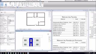 Quantitativo de Materiais no Revit [upl. by Adnowat]