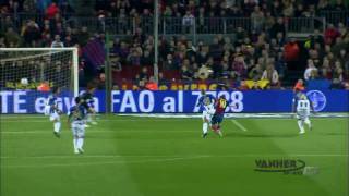 Lionel Messi Goal vs Malaga HD [upl. by Nosreg266]