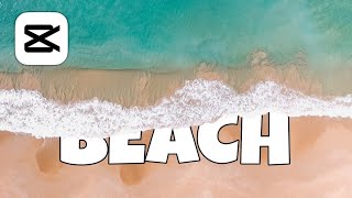 How to make a Text Under Water wave effect with capcut  Capcut tutorial [upl. by Anneyehc]