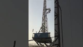 Lowering the Substructure drillingoperations drilling drillingrigs oilandgas oilrig [upl. by Ayortal]