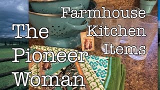 The Pioneer Woman FarmHouse Decor Ranch Style Kitchen Haul  Ree Drummond Line  The Green Notebook [upl. by Vezza]