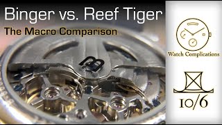 Brian and the Grail The Macro Comparison Binger 8606 vs Reef Tiger RGA1995 [upl. by Norina]