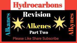 Casharka 123aadRevision Alkanes Alkenes and AlkynesForm four Chemistry [upl. by Ogdon]