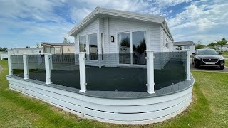 Stunning Willerby Portland Lodge 40 x 20ft Sited With Decking On 12 Month Park Near Skegness [upl. by Etnohs425]