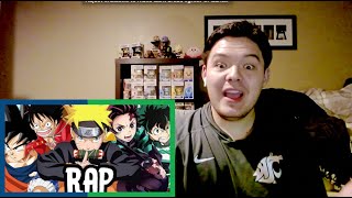 SHONEN JUMP RAP CYPHER by Rustage REACTION [upl. by Ahsinehs]