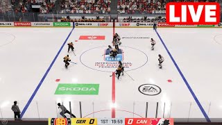 ICE HOCKEY LIVE🔴 Canada vs Germany  2023 IIHF World Championship Final  28th May 2023 Match NHL 23 [upl. by Lilyan]