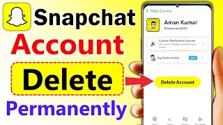 Snapchat account kaise delete kare  How to delete snapchat account  Snapchat id delete permanently [upl. by Zelle]