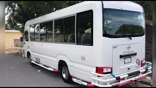 Guagua Toyota Coaster Caraqueño Bus Transporte Turístico Guáguas [upl. by Zurkow374]