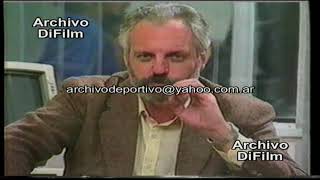 Publicidad Diario El Cronista Comercial con Juan Carlos de Pablo  DiFilm 1988 [upl. by Enyal]