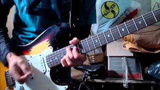 Red Hot Chili Peppers  Subterranean Homesick Blues Live Off The Map  Cover Guitar Backing Track [upl. by Nekcerb460]