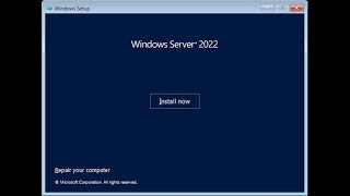 Windows Server 2022 Indirme ve kurma [upl. by Eycal]