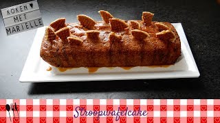 Stroopwafelcake  Recept  Koken met Marielle [upl. by Barbaresi387]