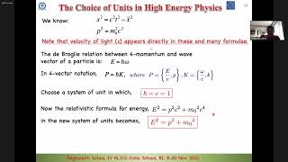 Relativistic Kinematics Lecture II by Raghunath Sahoo  IV ALICEIndia School on QuarkGluon Plasma [upl. by Scopp78]