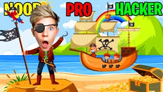 🏴‍☠️Can We Go NOOB to HACKER in MERGE PIRATES🏴‍☠️ Prezley [upl. by Yrrek]