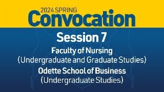 2024 Spring Convocation  Session 7 [upl. by Ennaylime]