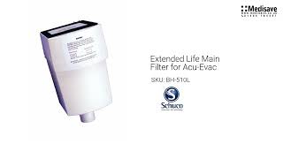 Extended Life Main Filter for Acu Evac BH 510L [upl. by Haldas426]