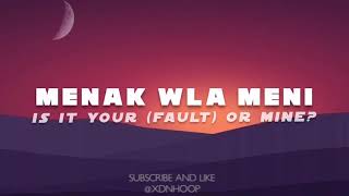 Menak wla meni  English Translation  inez [upl. by Skees]