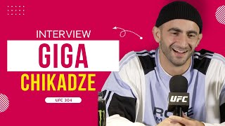 Giga Chikadze full UFC 304 media day interview [upl. by Nole]